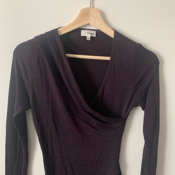 Burgundy Aritzia Wilfred Free Dress, Size XS - Picture 3 of 9